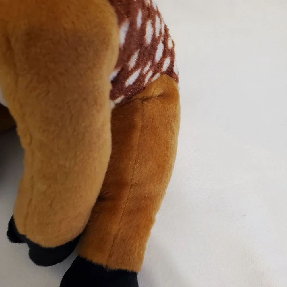 Wild Republic Plush Fawn Deer Stuffed Animal Brown White Spots
